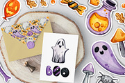 Happy Halloween set | 81 elements, an Animal Illustration by Aquarellka (Thumbnail 4 of 8)