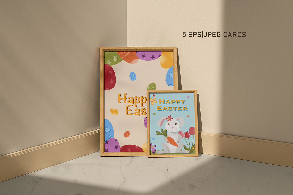 Happy Easter Vector Bundle, a Seasonal Illustration by Vaniuta_Art (Photo 10 of 11)