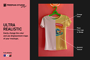 T-Shirt Mockup, a Shirt Mockup by Freeman Studio (Thumbnail 5 of 17)