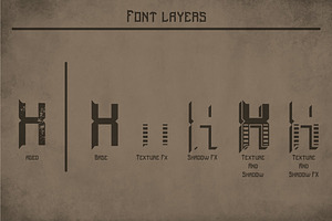 Zombie Modern Label Typeface