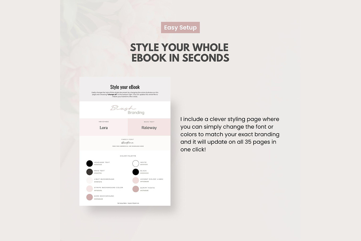 Canva Template Blush Lead Magnet, a Marketing Template by Hayley's Digital Hub (Photo 5 of 10)