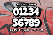 Graffiti Bomerang - Graffiti Font, a Font by Nirmana Visual (Thumbnail 5 of 7)