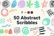 Abstract Scribbles - 3, a Decorative Illustration by Petr Bilek (Thumbnail 1 of 3)