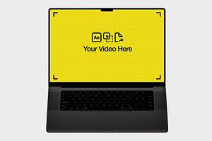 MacBook Pro Animated Loop Mockup, a Mac Mockup by Arpit Brandings