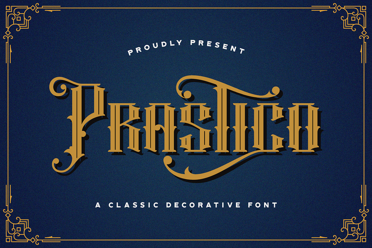 Prastico - Blackletter Font, a Blackletter Font by StringLabs (Photo 1 of 14)