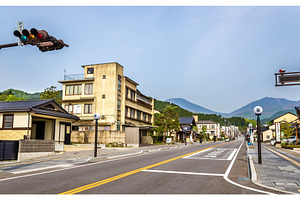 Street in Nikko, Tochigi Prefecture, Japan, an Architecture Photo by Leonid Andronov
