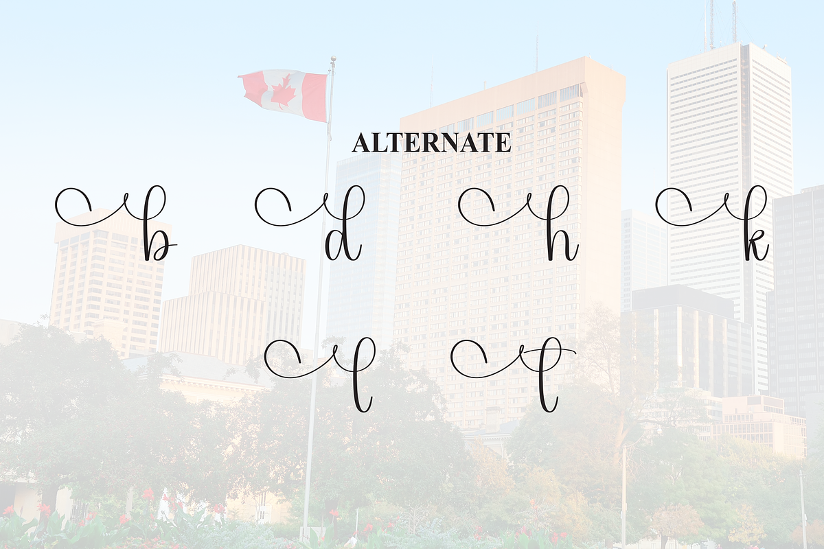 Canada | Script Font, a Handwritten Font by Scratchones (Photo 8 of 9)