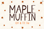 Maple Muffin | Handwriting font, a Handwritten Font by LivelyAutumn11.11 (Thumbnail 1 of 5)