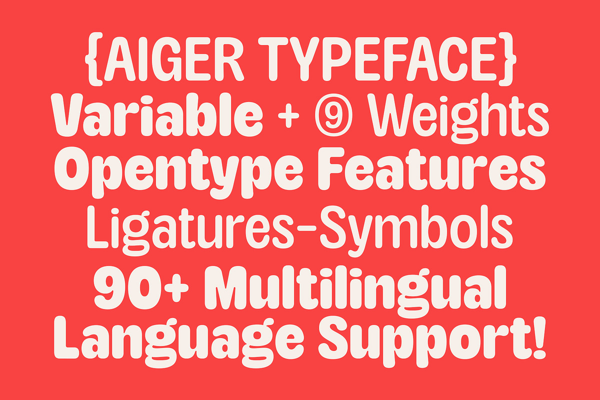 TNSC Aiger -  Rounded Sans, a Sans Serif Font by The Native Saint Club (Photo 3 of 14)