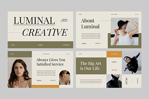 LUMINAL - Creative Powerpoint