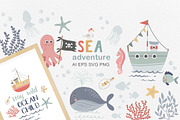 Kids & Nursery Vector Clipart Bundle, a Decorative Illustration by Jenny Quince (Thumbnail 6 of 9)