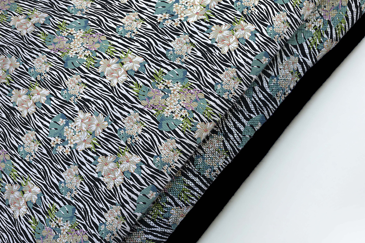 Abstract Zebra Stripe Flowers, a Pattern Graphic by AAN Seamless Shop (Photo 2 of 4)