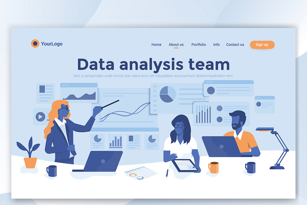 Landing page templates, an Education Illustration by Creative Graphics (Photo 4 of 12)