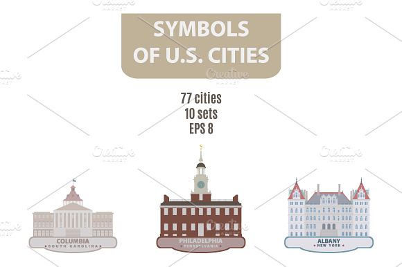 Symbols Of Us Cities