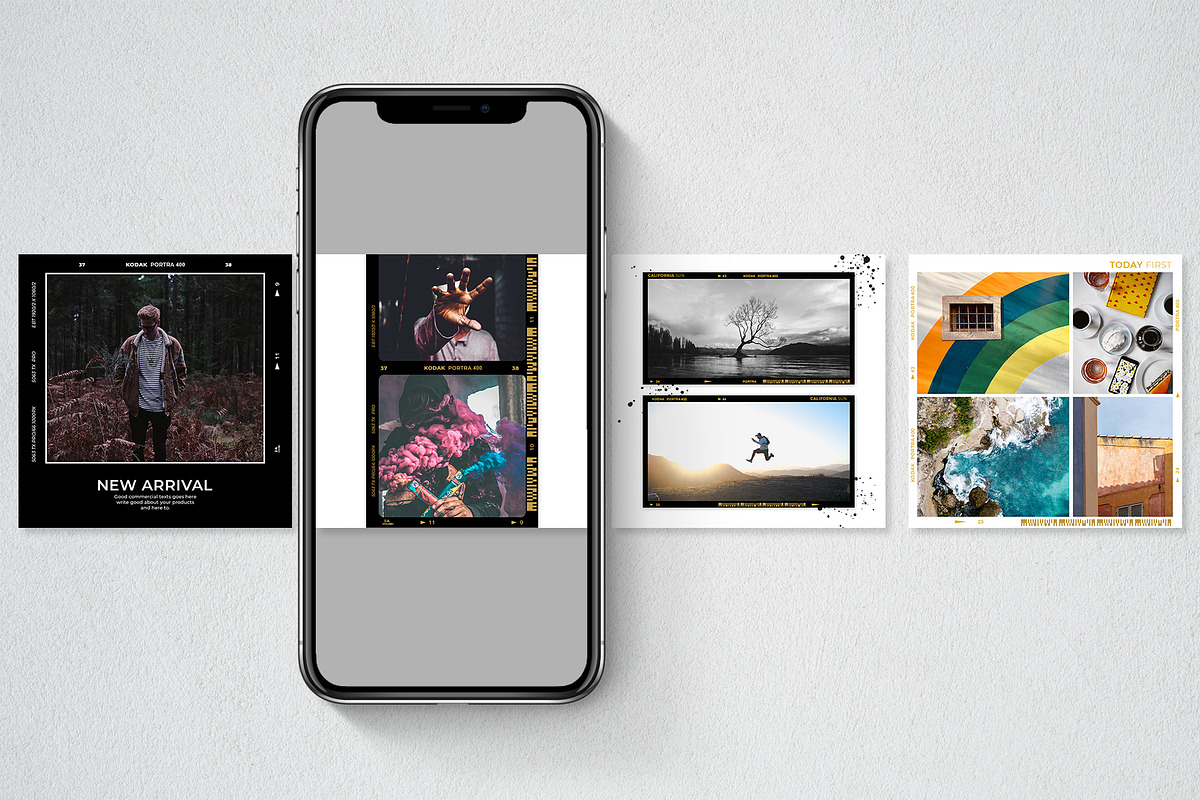 Film Frame Bundle, a Social Media Template by Analogi Studio (Photo 7 of 53)