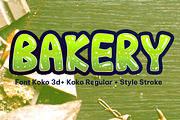 Koko - fun display font, a Font by Fontcastle (Thumbnail 6 of 7)