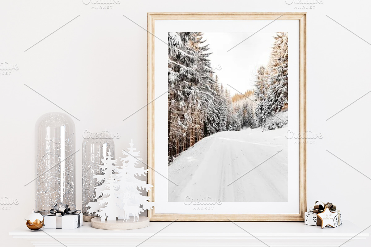 Christmas Frame Mockup Bundle -20, a Print Template by Mockup Shop (Photo 24 of 39)