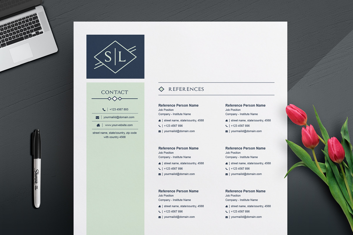 Clean Resume Template MS Word, a Resume Template by ResumeInventor