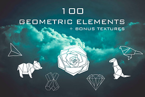 100 Geometric elements + bonus!