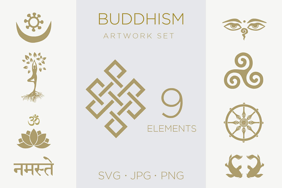 Buddhism, meditation buddhist symbol, an Icon by Bloom21Art (Photo 1 of 3)