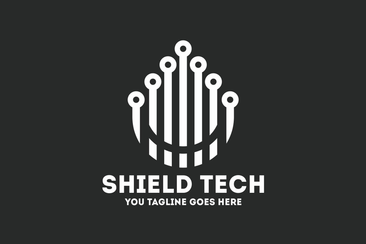 Shield Tech Logo, a Branding & Logo Template by Brandlogo