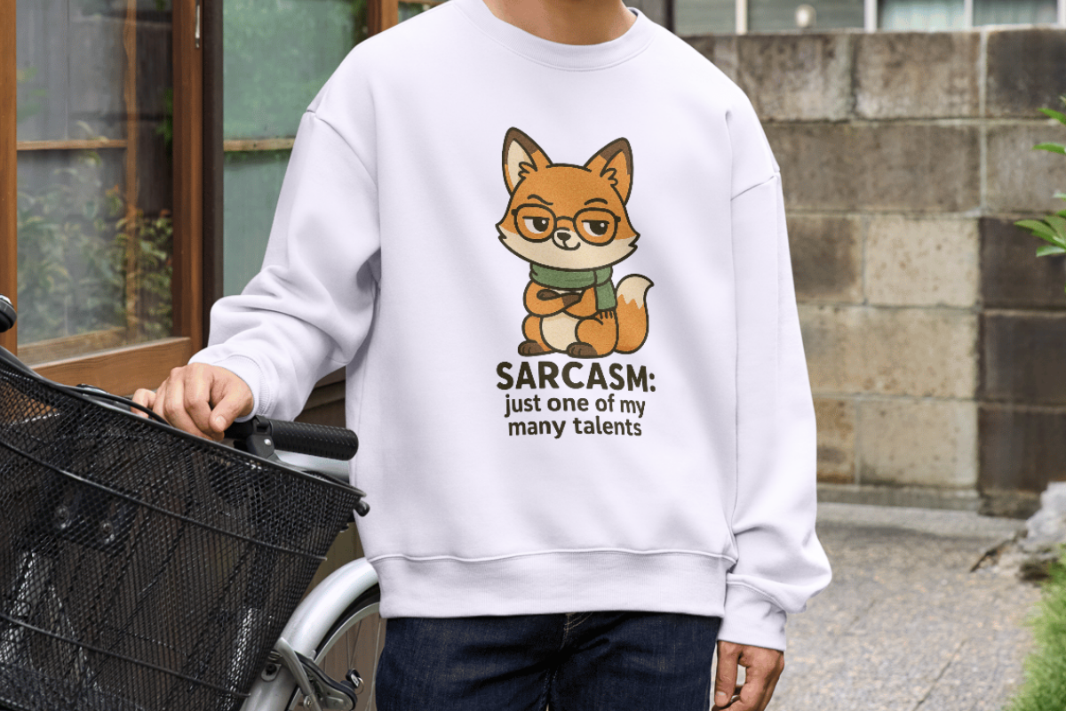 Funny Sly Fox Sublimation, an Animal Illustration by Smillyy Threads (Photo 4 of 6)