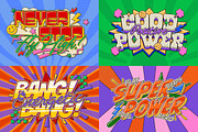 Retro Comic Pop Art Text Effect, a Layer Style Add-On by Matsero (Thumbnail 3 of 4)
