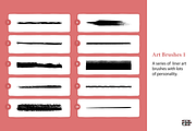 Holt510 OAK Illustrator Brushes, a Brushes & More by Holt510 (Thumbnail 2 of 8)