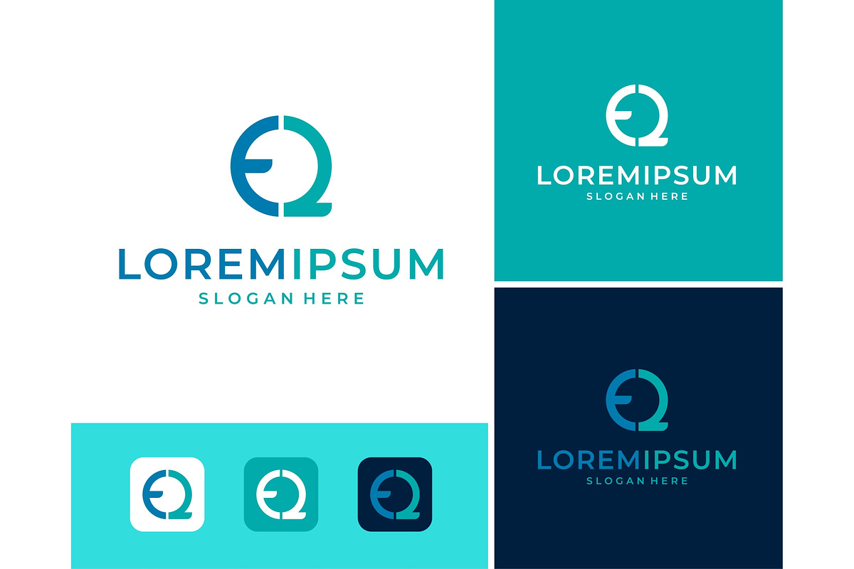 Letter EQ Circular Logo, a Branding & Logo Template by ika trisiana