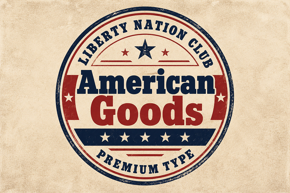 Liberty Nation, a Slab Serif Font by Wow Magic (Photo 4 of 6)