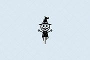 Halloween Scarecrow Icon, a Seasonal Illustration by Vectorium Studio (Thumbnail 1 of 3)