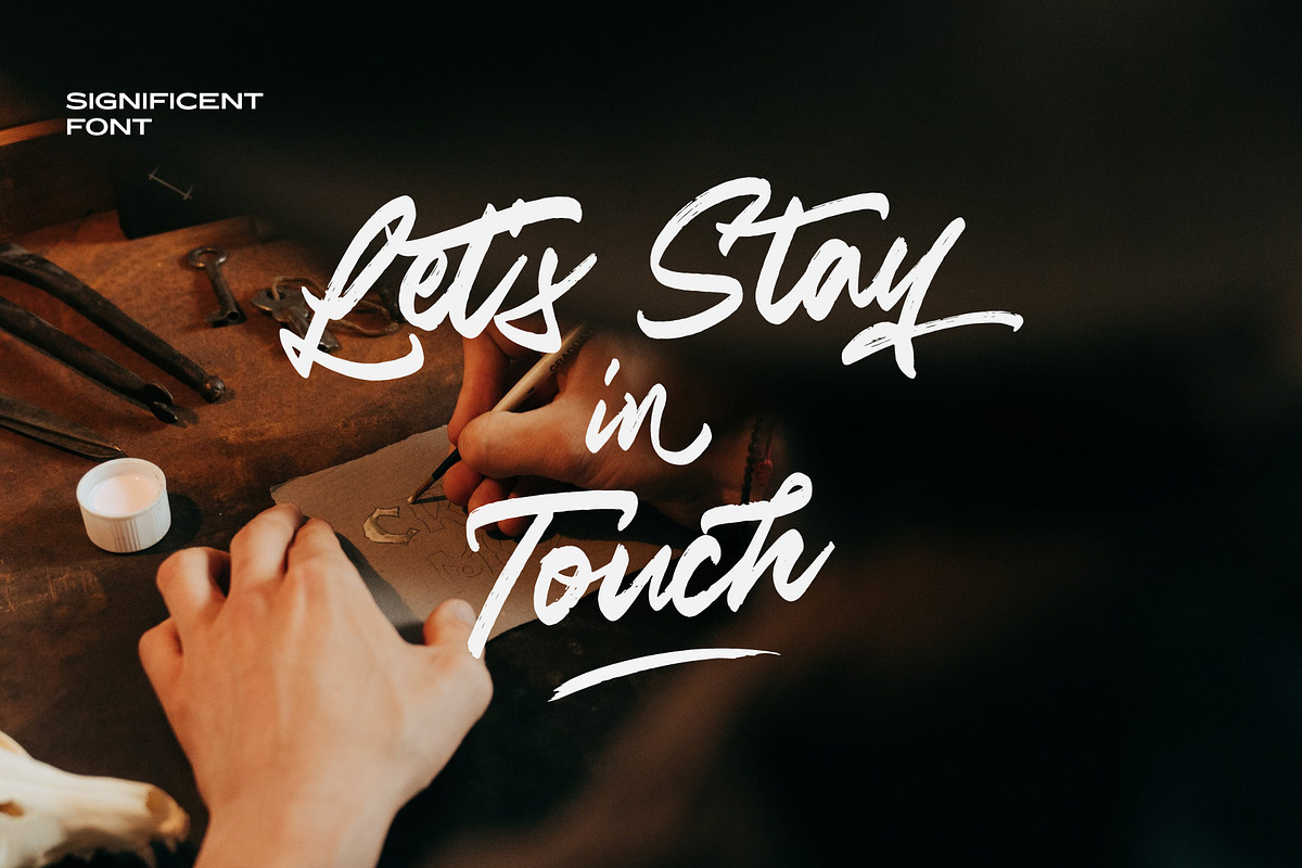 Jacqueline Brush Urban Font, a Script Font by Rocket Template (Photo 2 of 15)