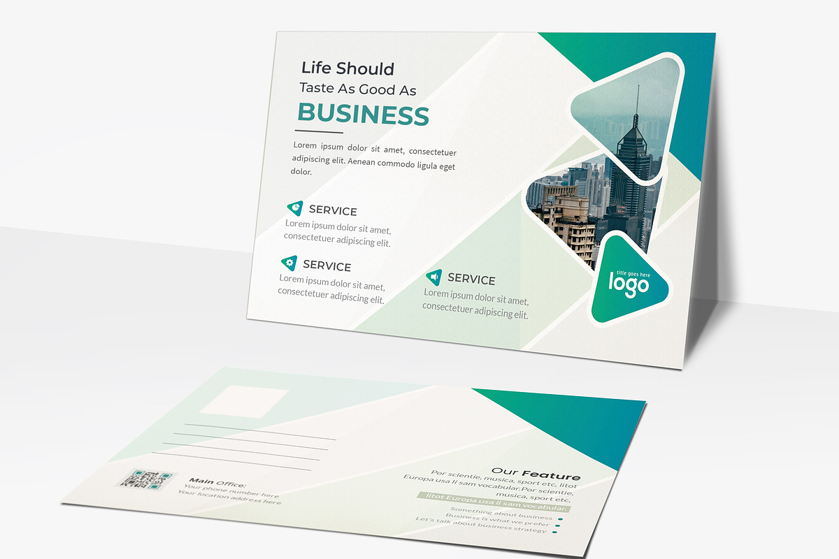 Post Card Design Template, a Card Template by ZAAS (Photo 5 of 5)