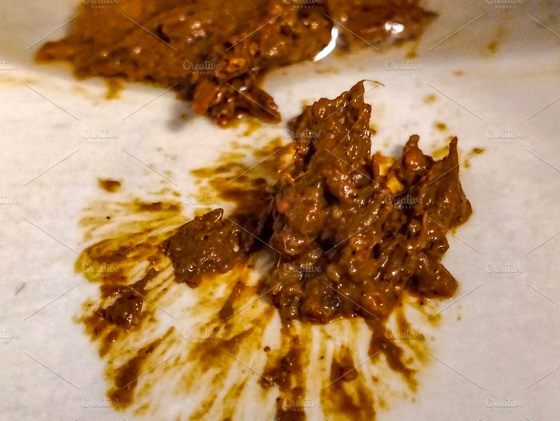 Scattered human feces on toilet, a Health & Medical Photo by DanFLCreativo