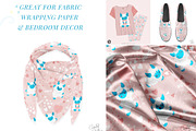 Valentine Yeti Pattern & Clip Art, a Pattern Graphic by Preyer Design (Thumbnail 5 of 9)