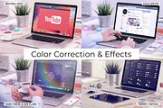 Macbook Workspace Mockups, an iPhone Mockup by Mockups & Illustrations (Thumbnail 7 of 9)
