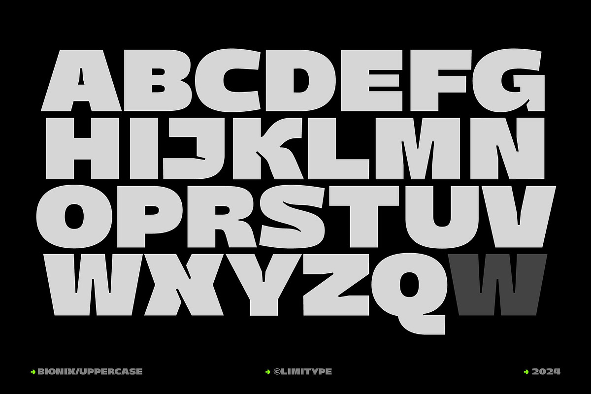 Bionix - Futuristic Bold Font, a Sans Serif Font by limitype (Photo 5 of 13)