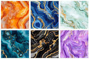 Agate Marble Digital Paper, a Pattern Graphic by designcity5 (Thumbnail 5 of 5)