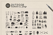 OUTDOOR Logo Creator (Bonus 2 Fonts), a Branding & Logo Template by Letterhend Studio (Thumbnail 7 of 8)