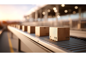A modern warehouse fulfillment, an Industrial Photo by ZinetroN