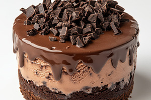 Delicious Chocolate ice cream cake i, a Food & Drink Photo by Pixeness Studio
