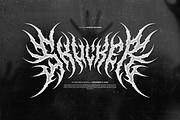Shrivel | Black Metal Typeface, a Blackletter Font by Denustudios (Thumbnail 8 of 12)