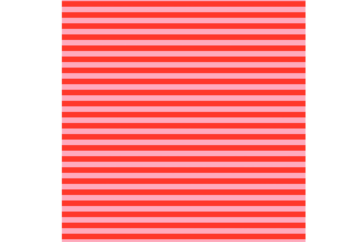 Flamingo Pink and Orange Stripe, a Pattern Graphic by Sharon Schwalbe (Photo 3 of 3)