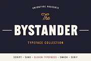 The Bystander Collection, a Sans Serif Font by Uniontype (Thumbnail 1 of 10)