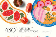 Modern Food | Wall Art Creator, an Object Graphic by Leleka.Store (Thumbnail 10 of 15)
