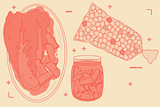 Korean Food Vector Illustrations, a Food Illustration by TheFoodAtlas (Thumbnail 21 of 22)