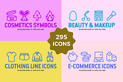 40% OFF MEGA BUNDLE - 295 Line Icons, an Outline Icon by Abstracto-Create (Thumbnail 1 of 16)