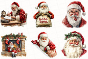 Christmas Santa Claus Clipart, an Illustration by OK Design (Thumbnail 3 of 5)