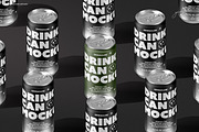 Drink Sleek Can - 8.4oz / 250ml, a Packaging Mockup by Grid&Glow (Thumbnail 2 of 7)