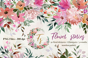 PNG Files Flower Stories 4